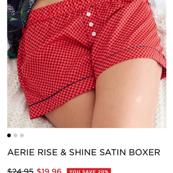 Aerie Rise & Shine Satin Pajama   Bottoms XL - Picture 6 of 6